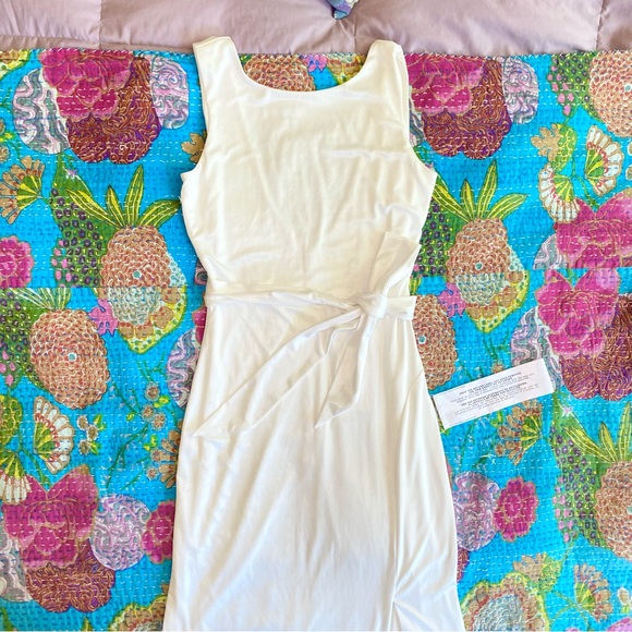 Dress The Population - NWT Karlie Sleeveless
Body-Con Midi Cocktail Dress White - Picture 6 of 16